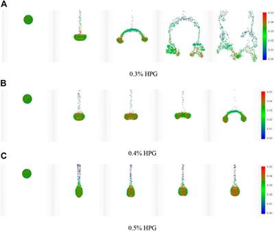 Study on particle cluster dynamics behavior in settling and the influence by fiber barrier